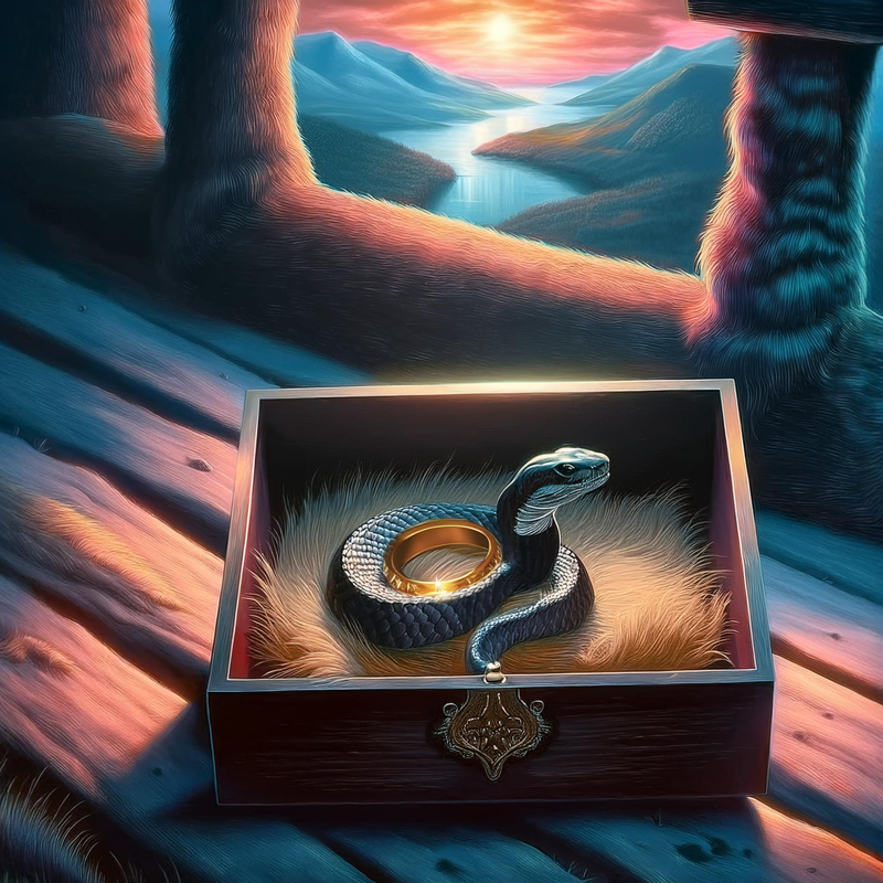 Ormen I Lagarfljot Ormen Og Guldringen I Aesken (1)