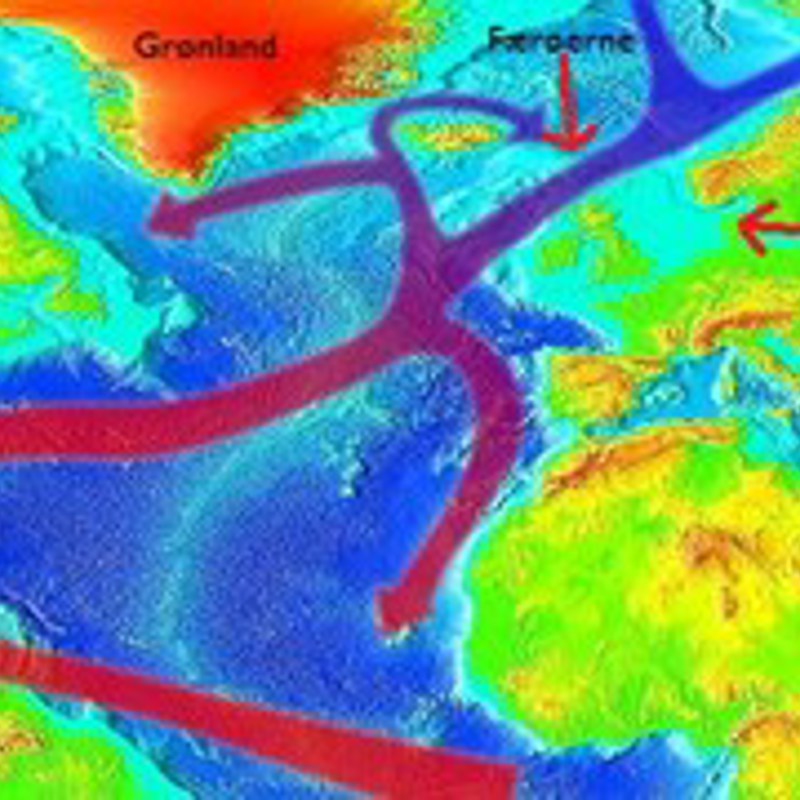 Golfstroemmen Med Landenavne